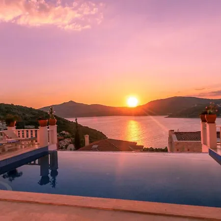 Villa Lux Ketchy , Heatable Infinity Pool , Wifi , Sunset In Kalkan