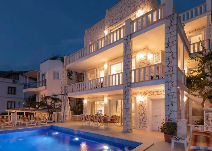 Villa Lux Ketchy , Heatable Infinity Pool , Wifi , Sunset In Kalkan